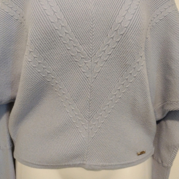 Tahari - Dolman Sleeves Rin-Knit Crew Sweater - Picture 3 of 15